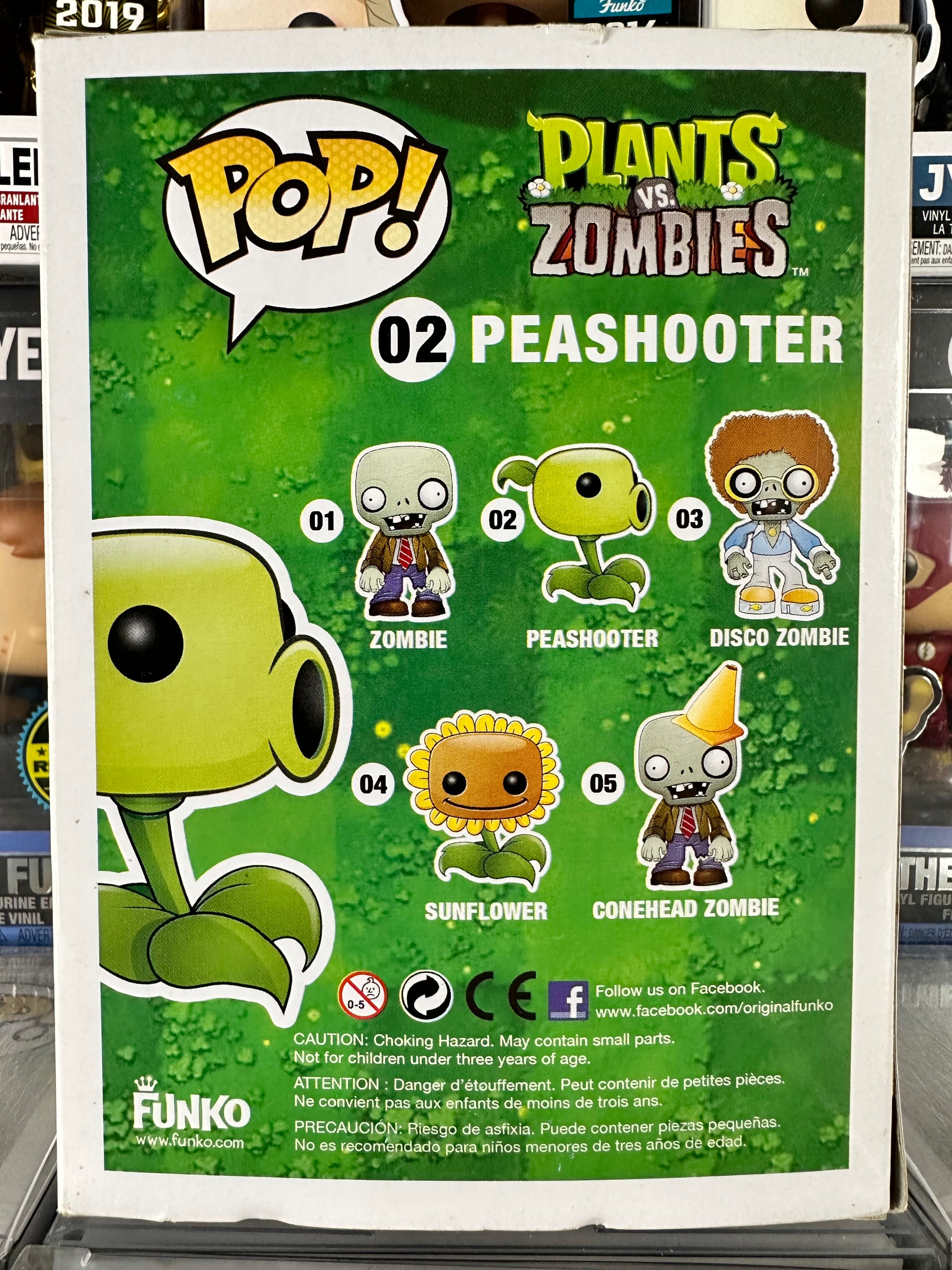 Plants Vs. Zombies Peashooter 02 Vaulted Popsession
