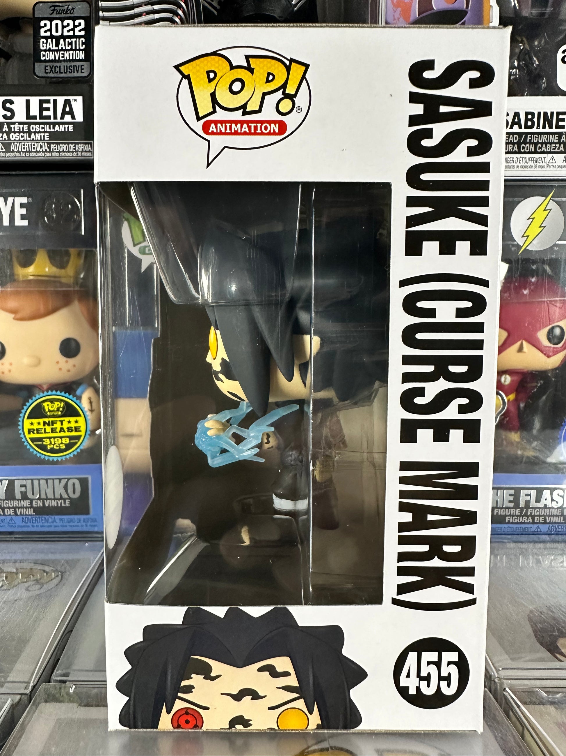 Sasuke Curse Mark Naruto Funko Animation POP #455 – itluxecomics.com