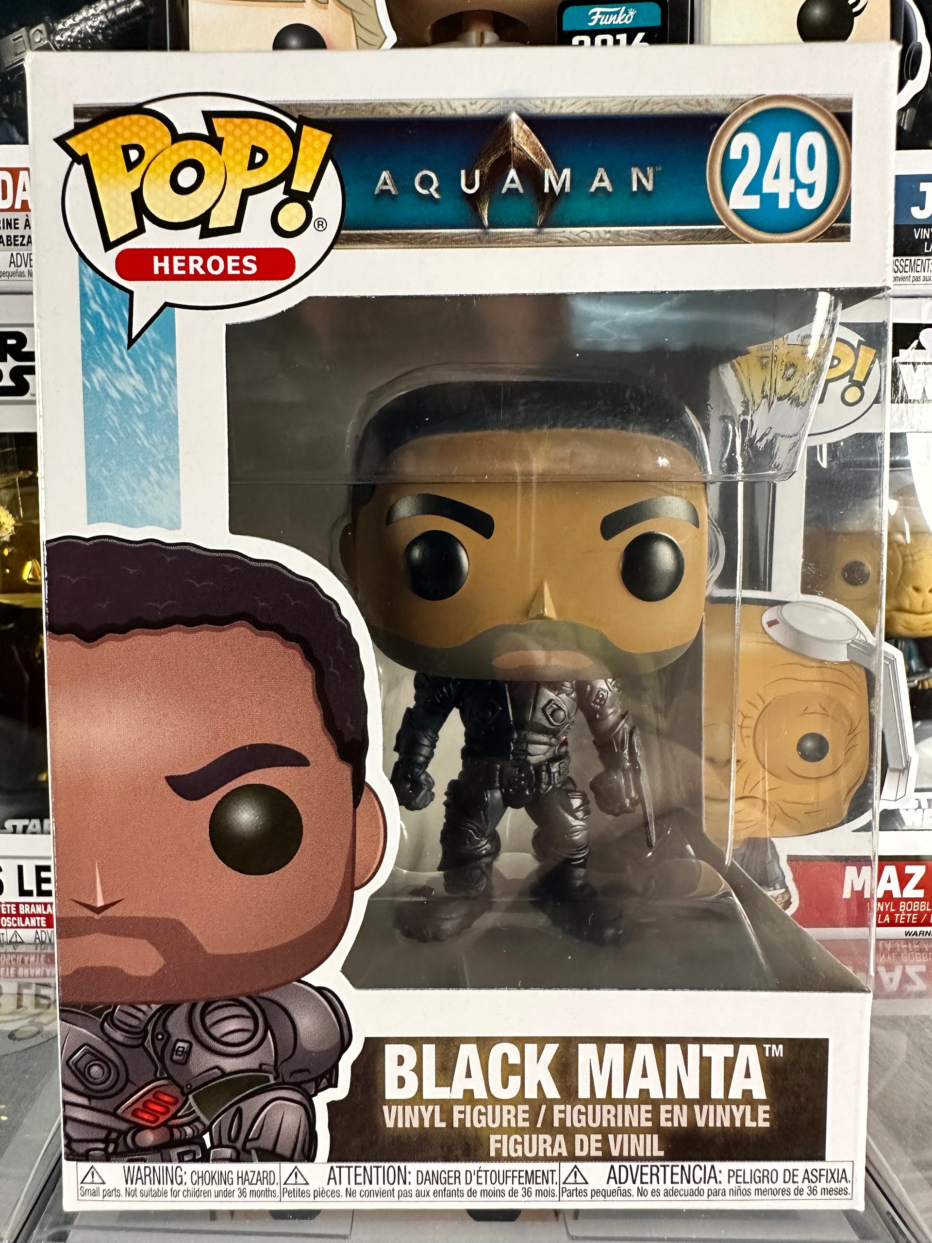 DC Aquaman Black Manta Unmasked 249 Vaulted Popsession