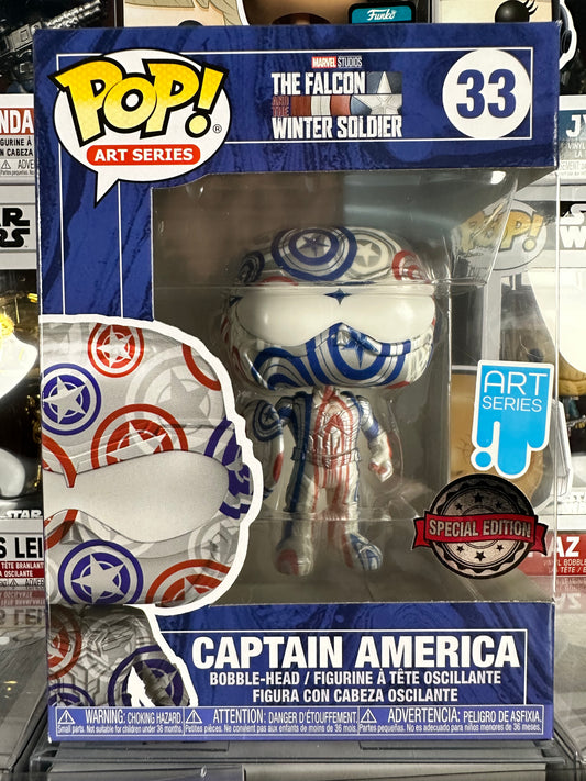 Marvel El Halcón y el Soldado de Invierno - Capitán América (Serie de Arte) (33)