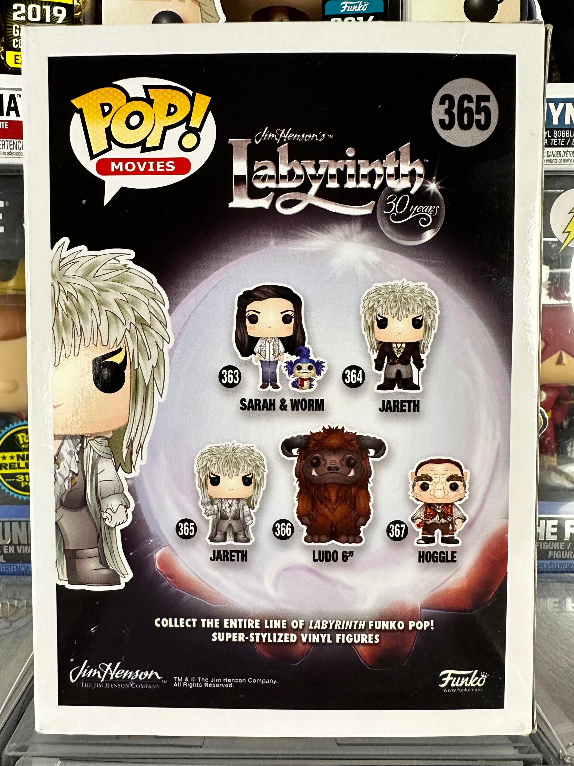 Jareth Funko POP! Figure #365 Labyrinth Think Geek Jareth Funko POP! Figure #365 Labyrinth Think Geek