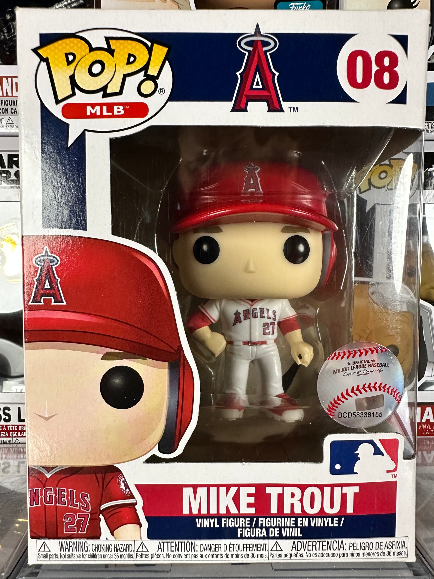 Mike trout online white jersey