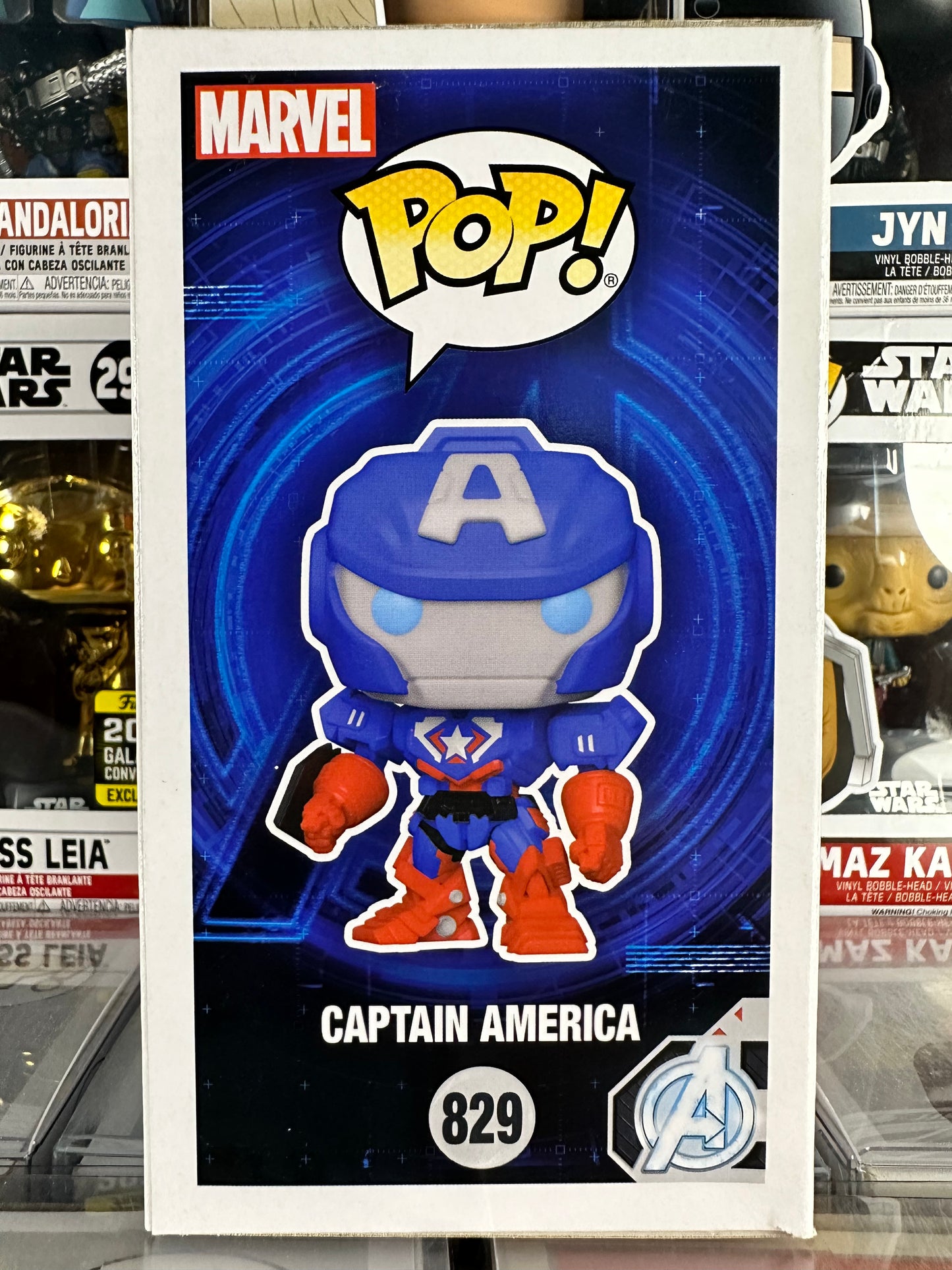 Marvel Mech Strike - Captain America (Glow in the Dark) (829)