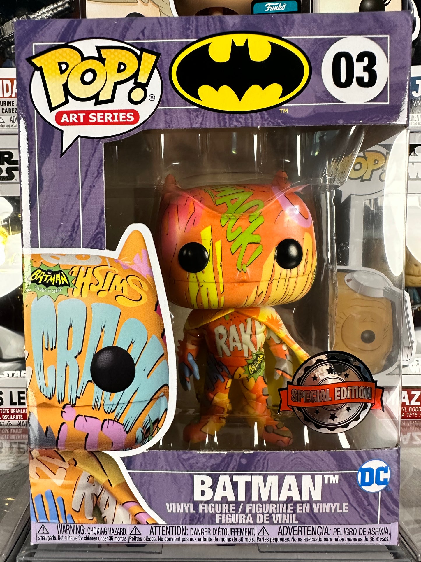 DC Batman -Batman (Orange and Yellow) (Art Series) (03) Vaulted