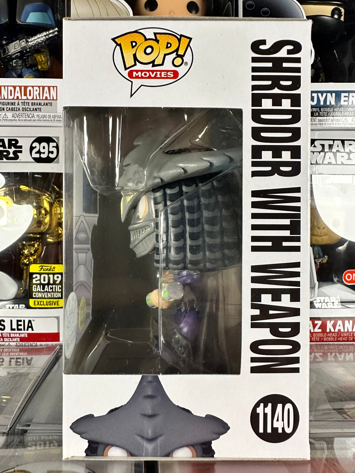 Teenage Mutant Ninja Turtles - Shredder With Weapon (Glow in the Dark) (1140) Funko Shop Exclusive