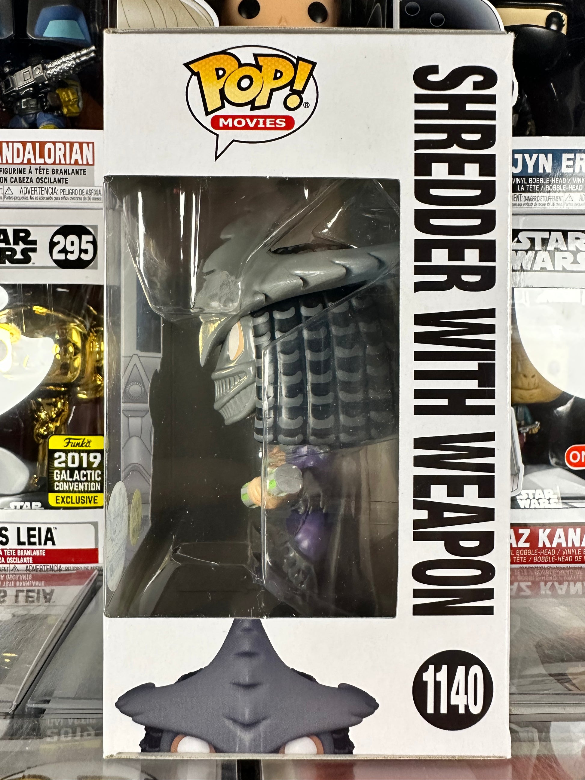 Funko Pop! TMNT - Super Shredder with Weapon #1140 Glows in the Dark Exclusive - Pops Portal Funko Pop! TMNT - Super Shredder with Weapon #1140 Glows in the Dark Exclusive - Pops Portal
