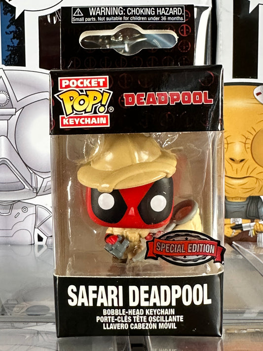 Deadpool - Safari Deadpool Pocket Pop! Keychain