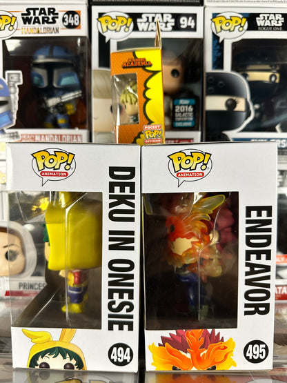 My Hero Academia - Mystery Box - Deku in Onesie (494), Endeavour (495) (5-Piece) Vaulted