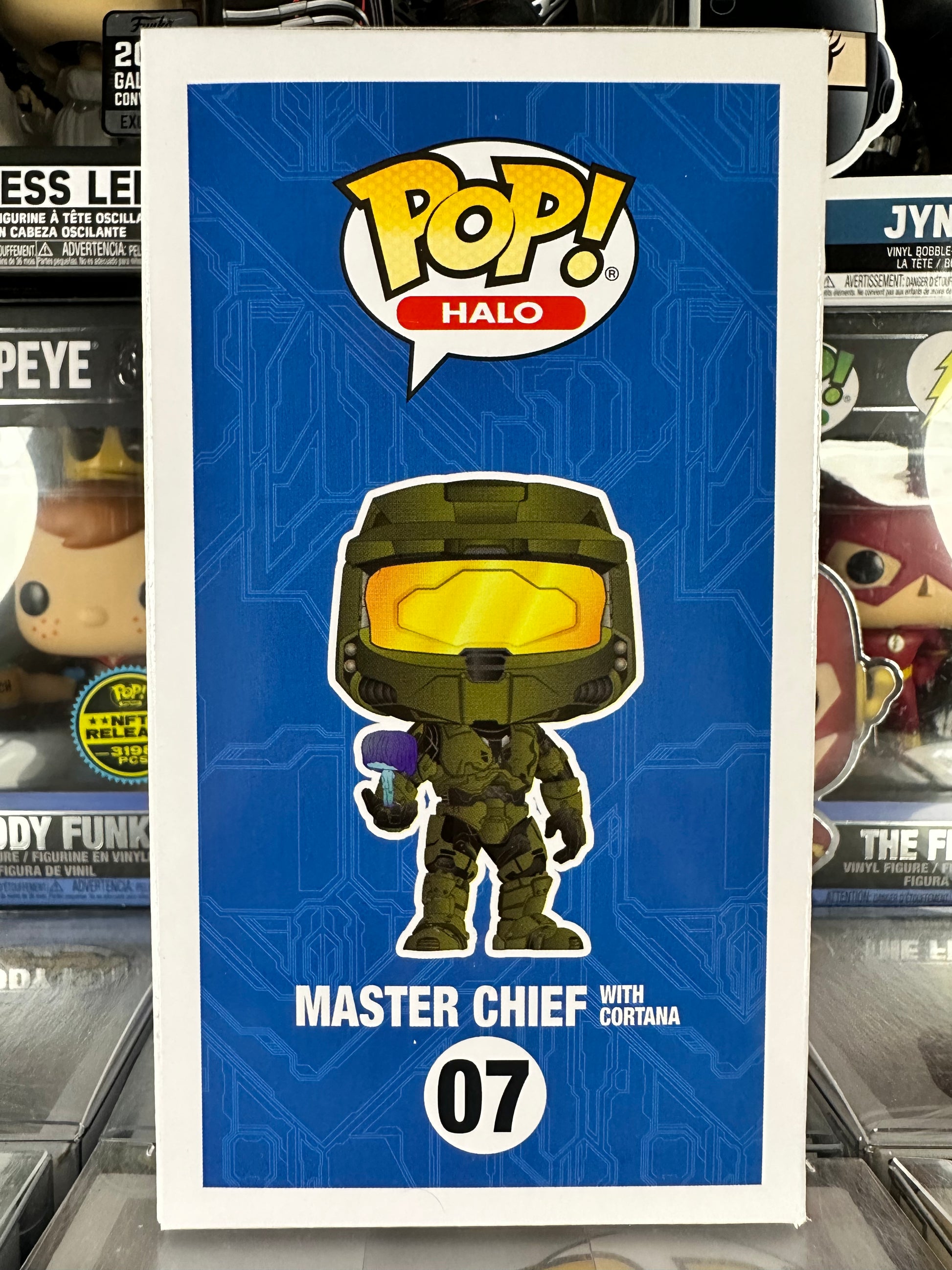 Halo Master Chief with Cortana Gold 07 Vaulted Popsession